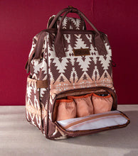 Load image into Gallery viewer, Wrangler Backpack- Brown Aztec
