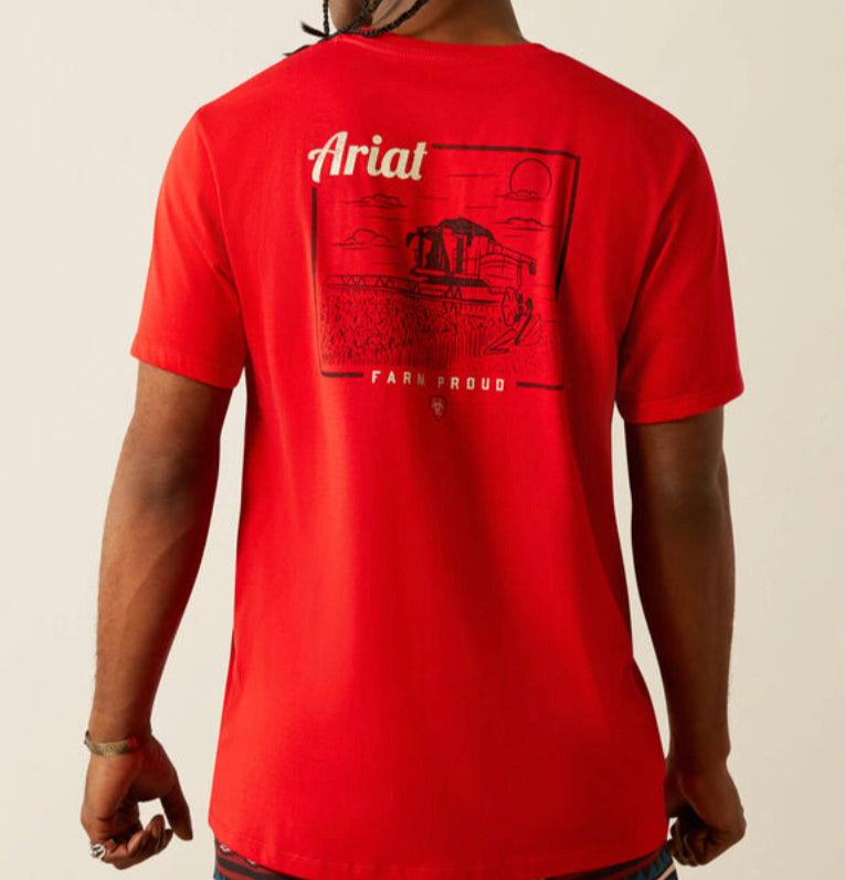 Men’s Ariat Proud Framer Red Tee