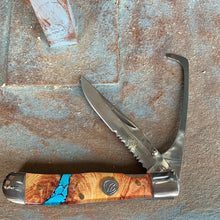 Load image into Gallery viewer, Whiskey Bent Turquoise River Hoof-Pick Knife
