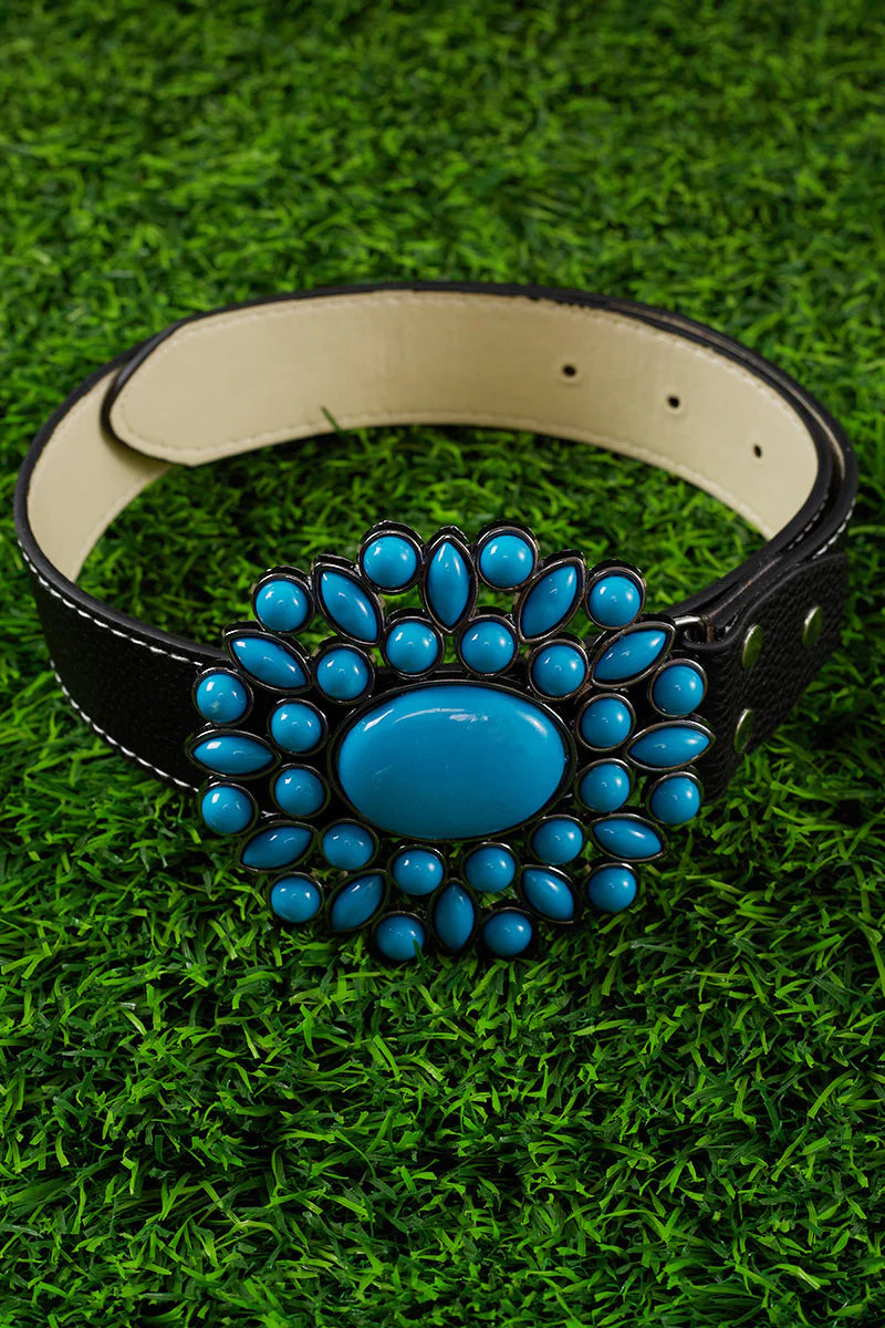 Kid's Aqua Concho Belt