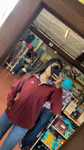 Load image into Gallery viewer, Hooey Women’s Maroon Soft-shell Jacket
