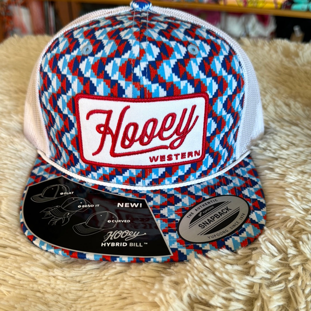 Lakota Blue/White/Red Hooey Cap