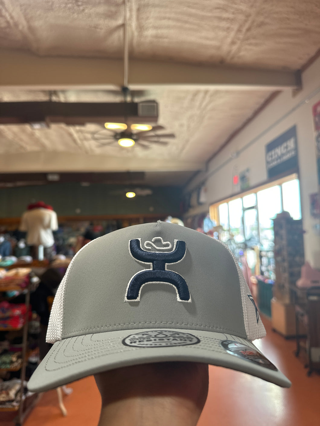 Grey Dallas Hooey Logo Cap