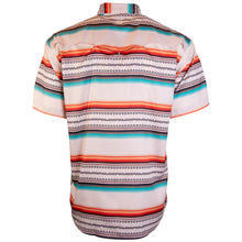 Load image into Gallery viewer, YOUTH &quot;SOL&quot; CREAM/SERAPE SHORT SLEEVE PEARL SNAP SHIRT
