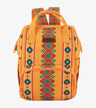 Load image into Gallery viewer, Wrangler Backpack- Orange Aztec
