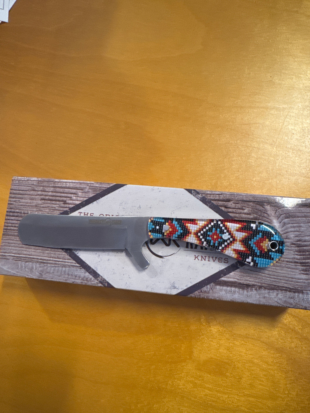 Whiskey Ranch knives serape