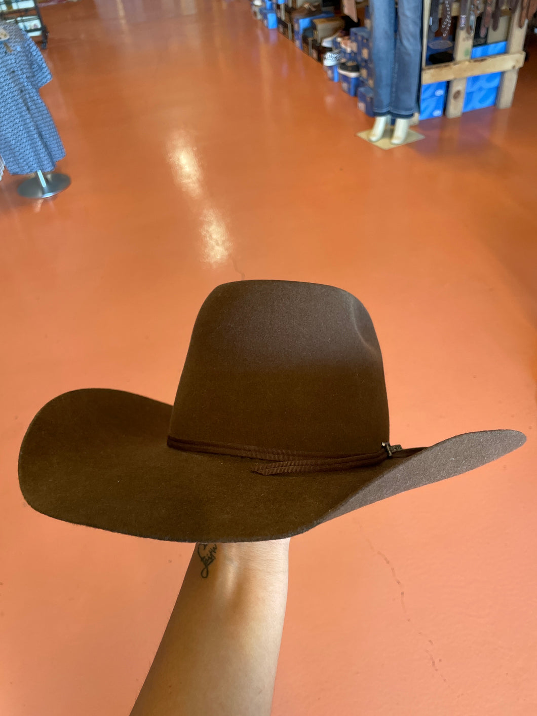 🤠Brown Youth Felt Hat