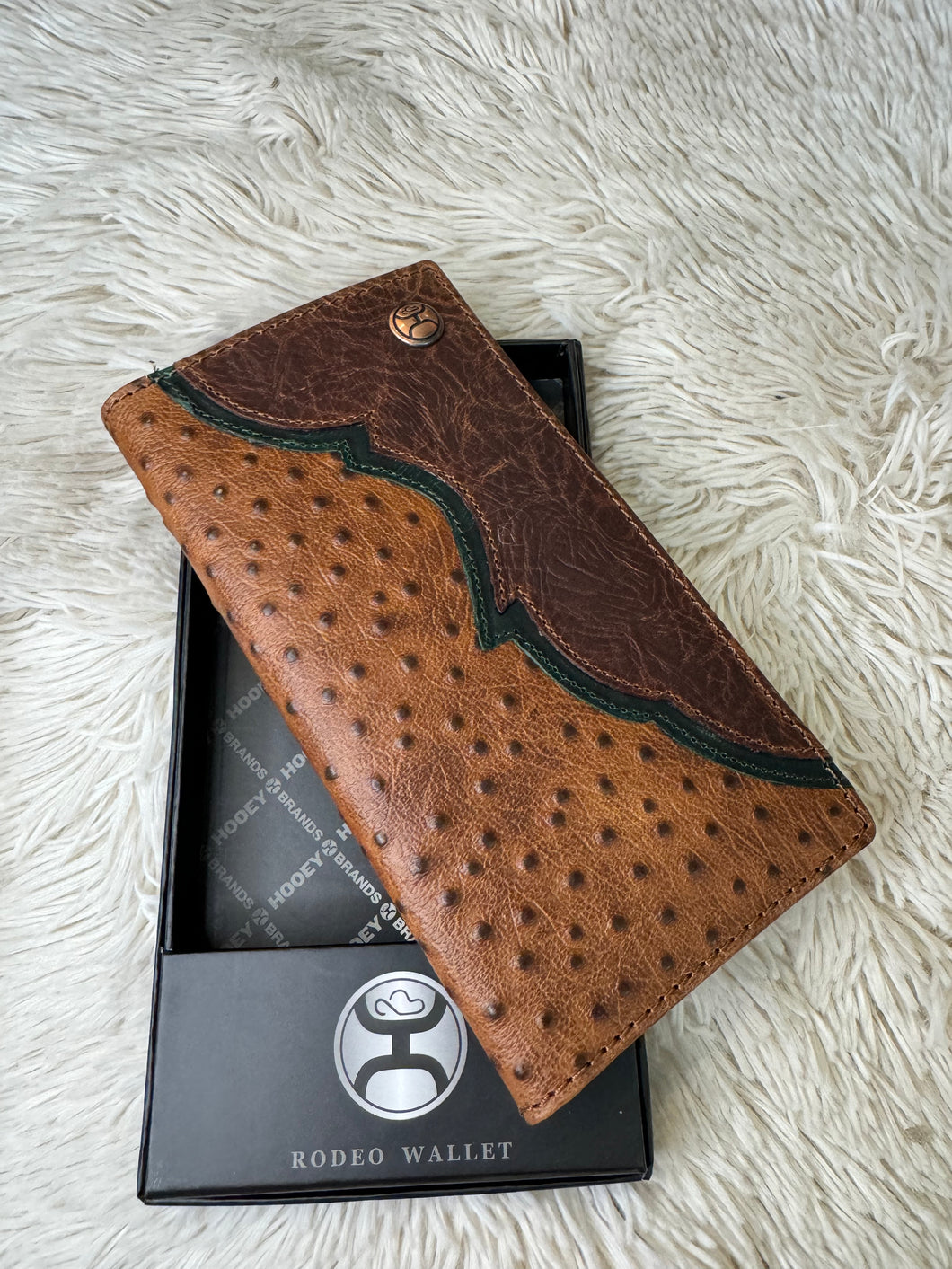 Sawyer Ostrich Rodeo Wallet