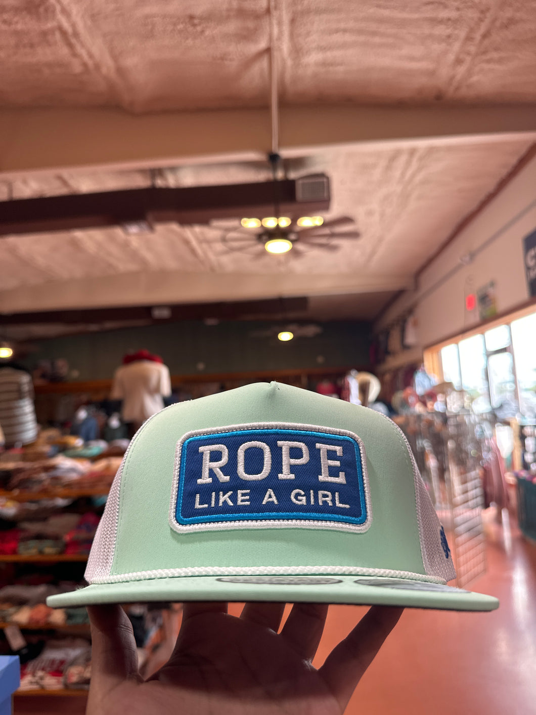 Hooey ‘Rope like a Girl’ Mint Cap