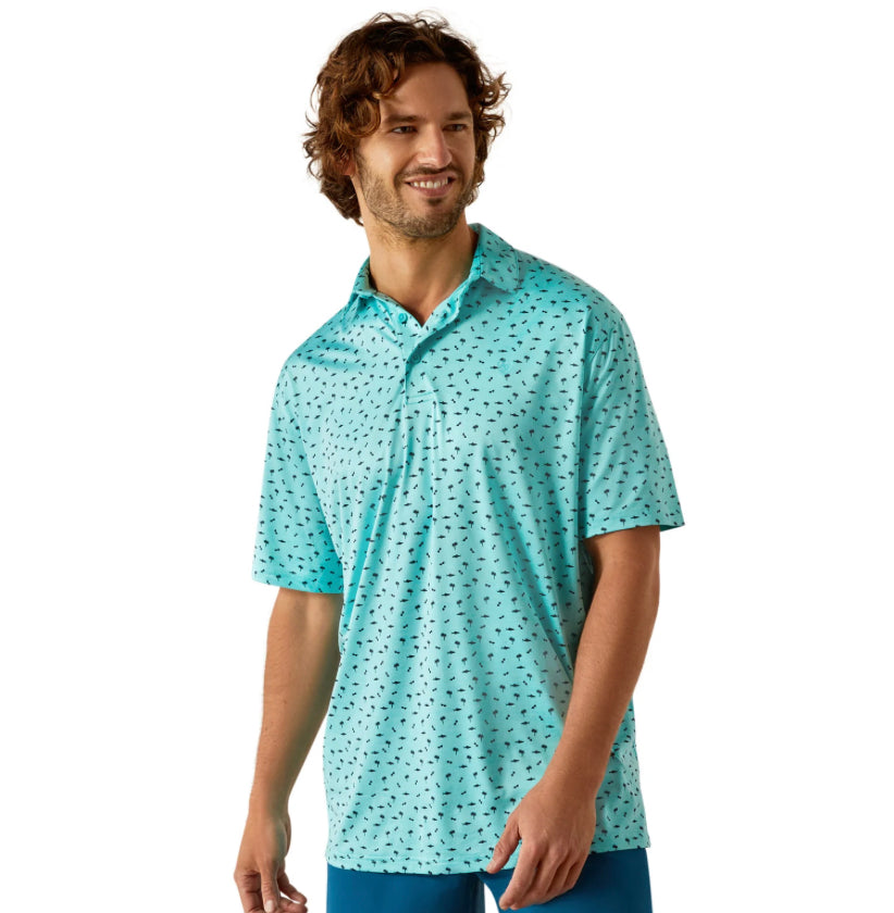 Men's Charger 2.0 Printed Polo Shirt