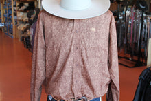 Load image into Gallery viewer, Adult Cinch Brown Paisley Long Sleeve
