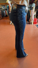 Load image into Gallery viewer, Judy Blue Sparkle Flare Jeans
