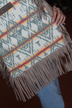 Load image into Gallery viewer, R&amp;R Aztec Print Bag w/ Fringe (2 styles)
