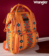 Load image into Gallery viewer, Wrangler Backpack- Orange Aztec
