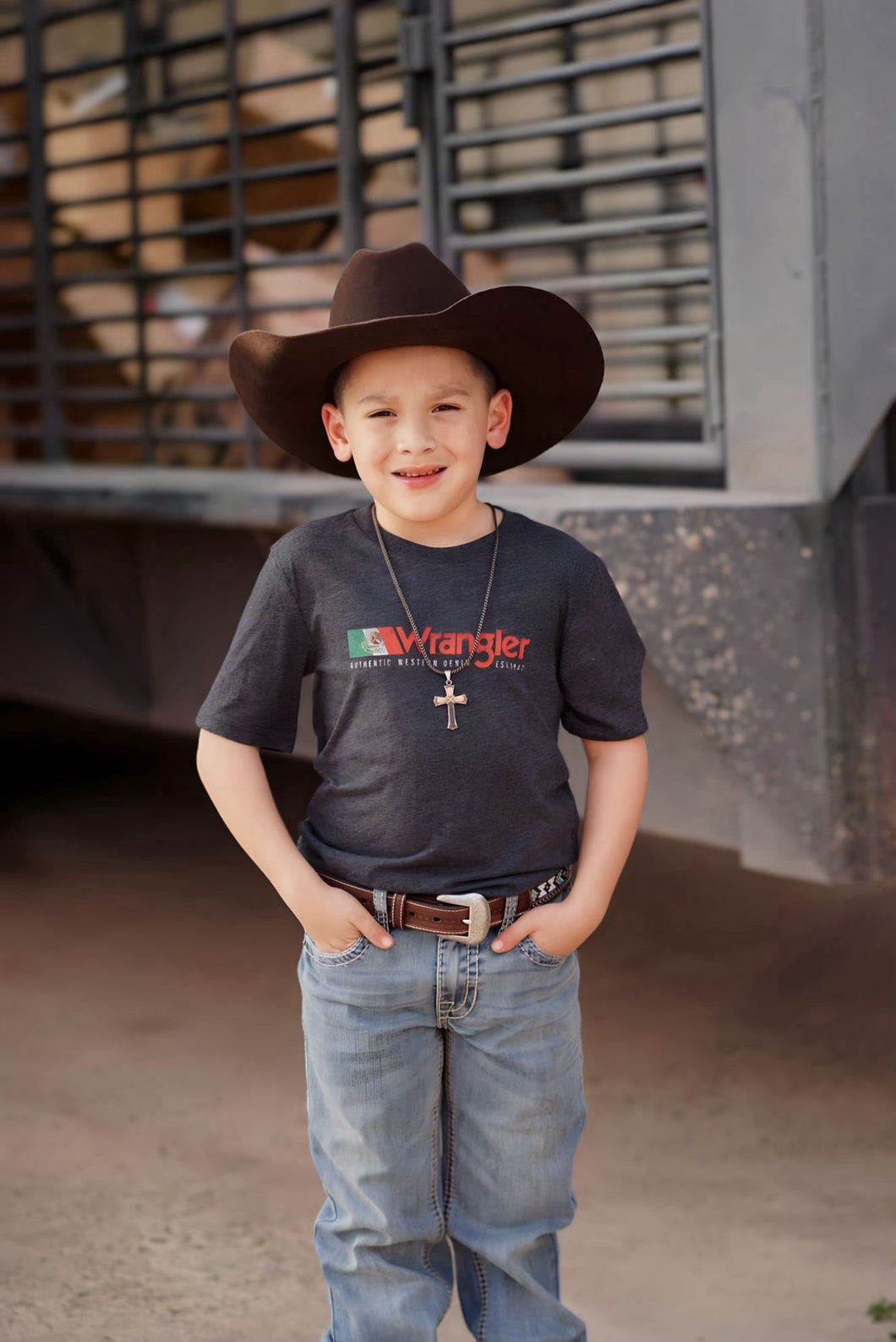 Wrangler Kid's Mexico flag Tee