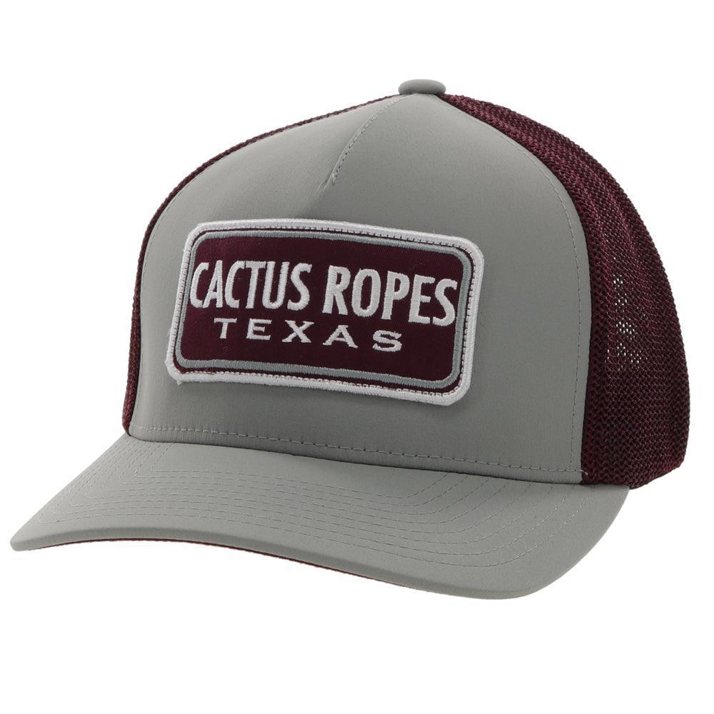 Cactus Ropes Grey/Maroon Cap