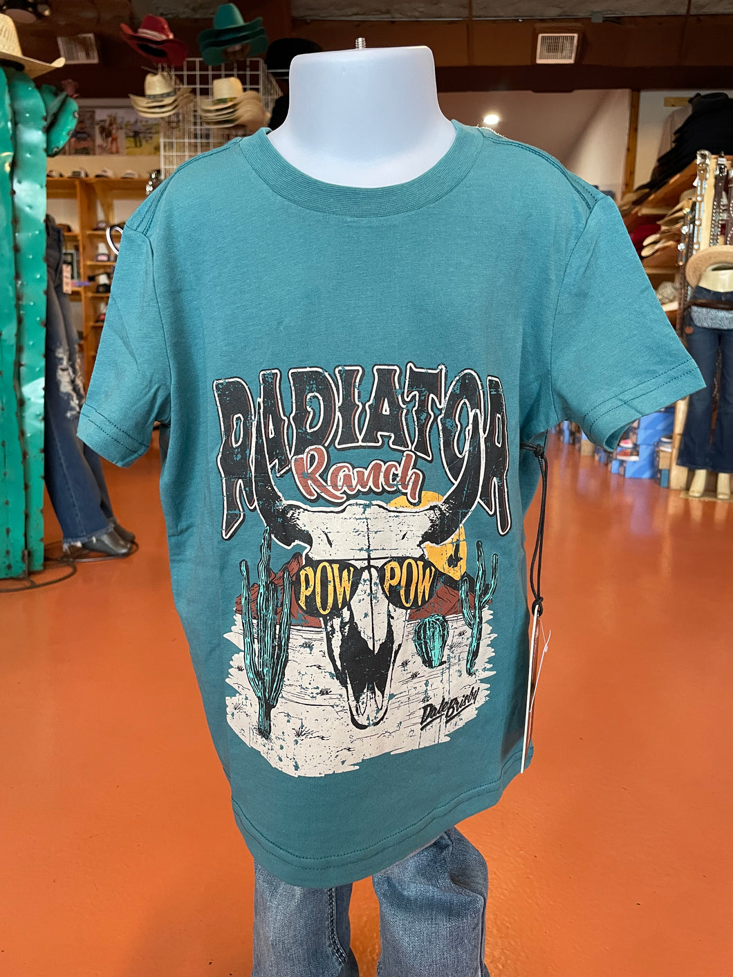 Kid's R&R Teal Radiator Ranch Tee