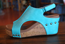 Load image into Gallery viewer, Carley Wedges- Teal
