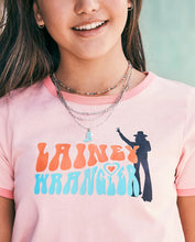 Load image into Gallery viewer, Lainey Wilson X Wrangler Girls Lainey Ringer Tee
