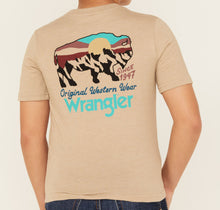 Load image into Gallery viewer, Wrangler Scenic Bison Tee- Youth
