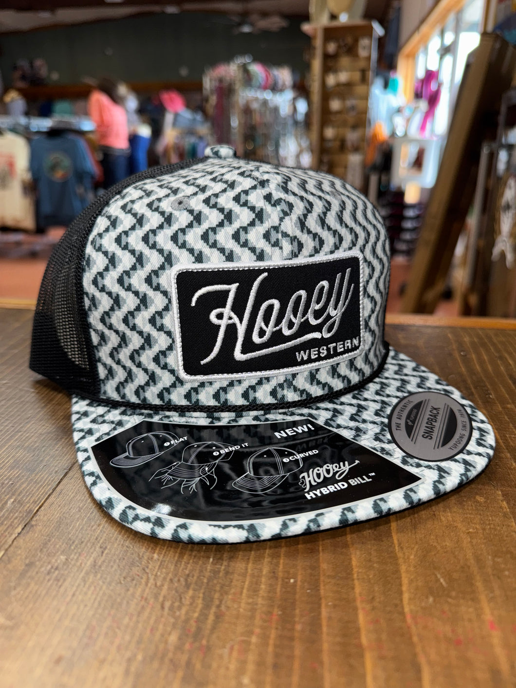 Hooey Lakota Grey & Black Cap