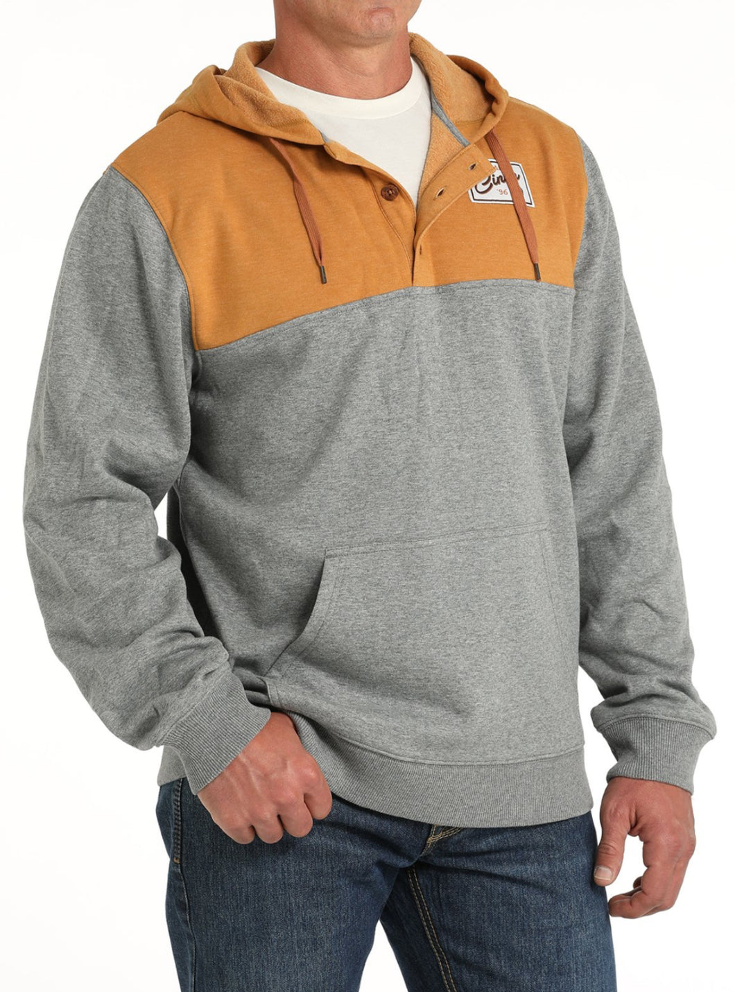 Cinch Men’s Color Blocked Hoodie- Multi