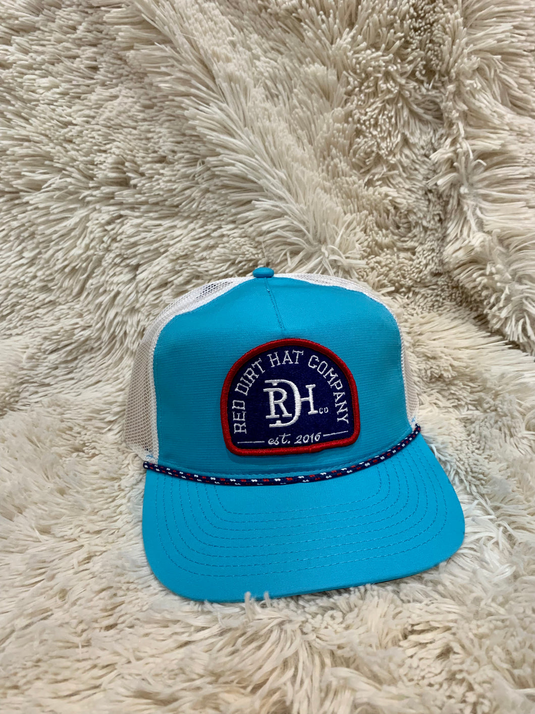 Red Dirt Seal Blue Logo Cap