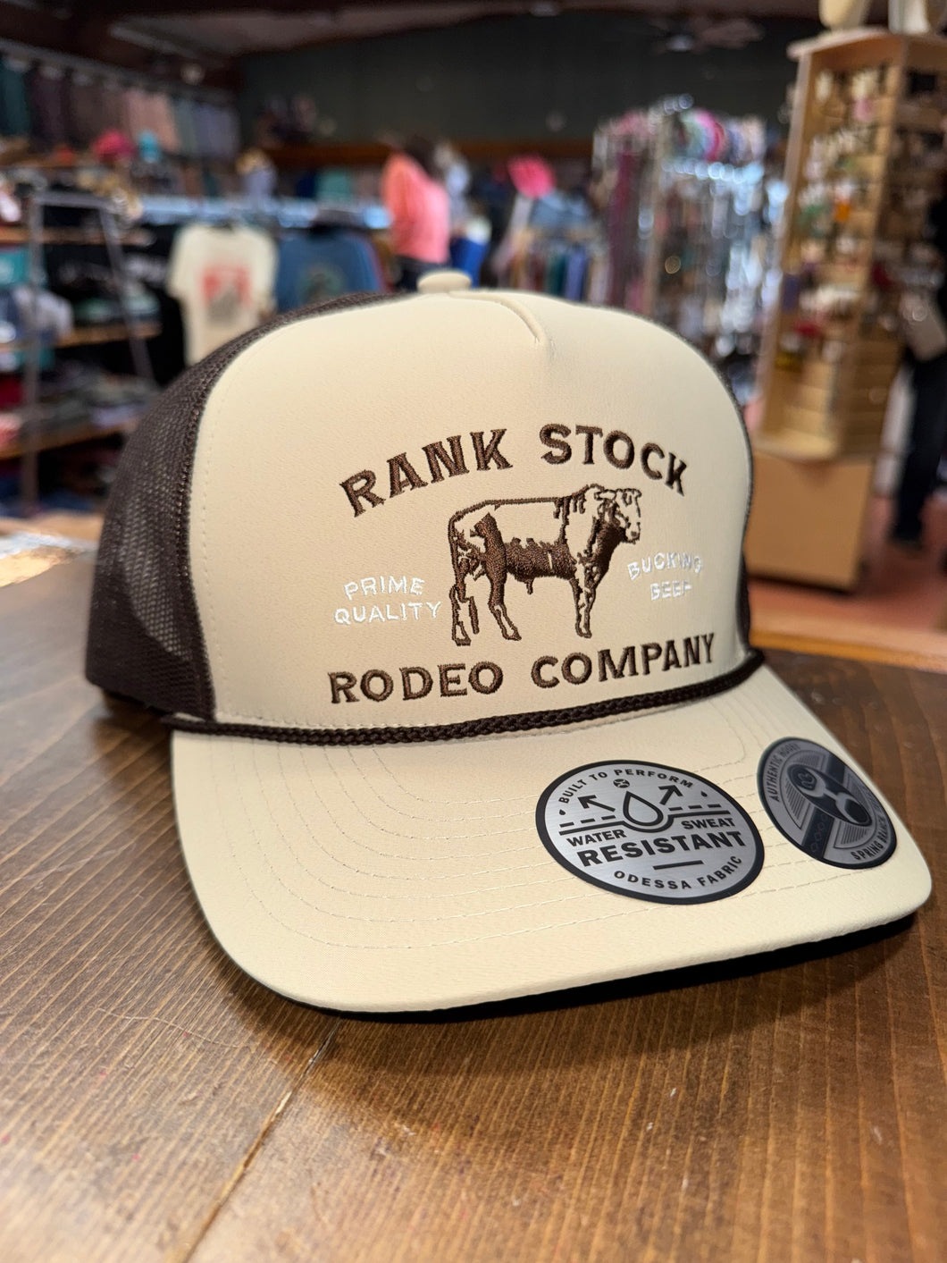 Rank Stock Tan/Brown cap