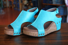 Load image into Gallery viewer, Carley Wedges- Teal
