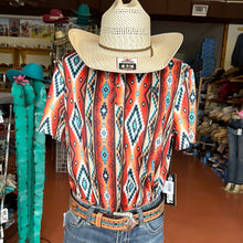 Load image into Gallery viewer, R&amp;R Printed Aztec Top (Orange)
