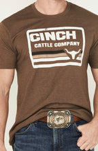 Load image into Gallery viewer, Cinch Men’s Cattle Company Tee- Brown
