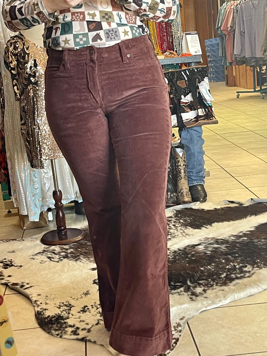 Wrangler Chestnut Corduroy Jeans