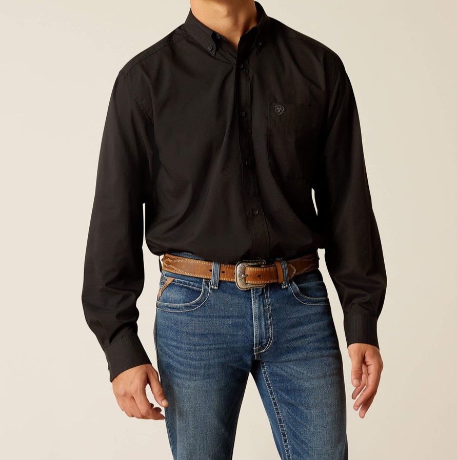 Ariat- 360 Airflow LS Shirt- Blk