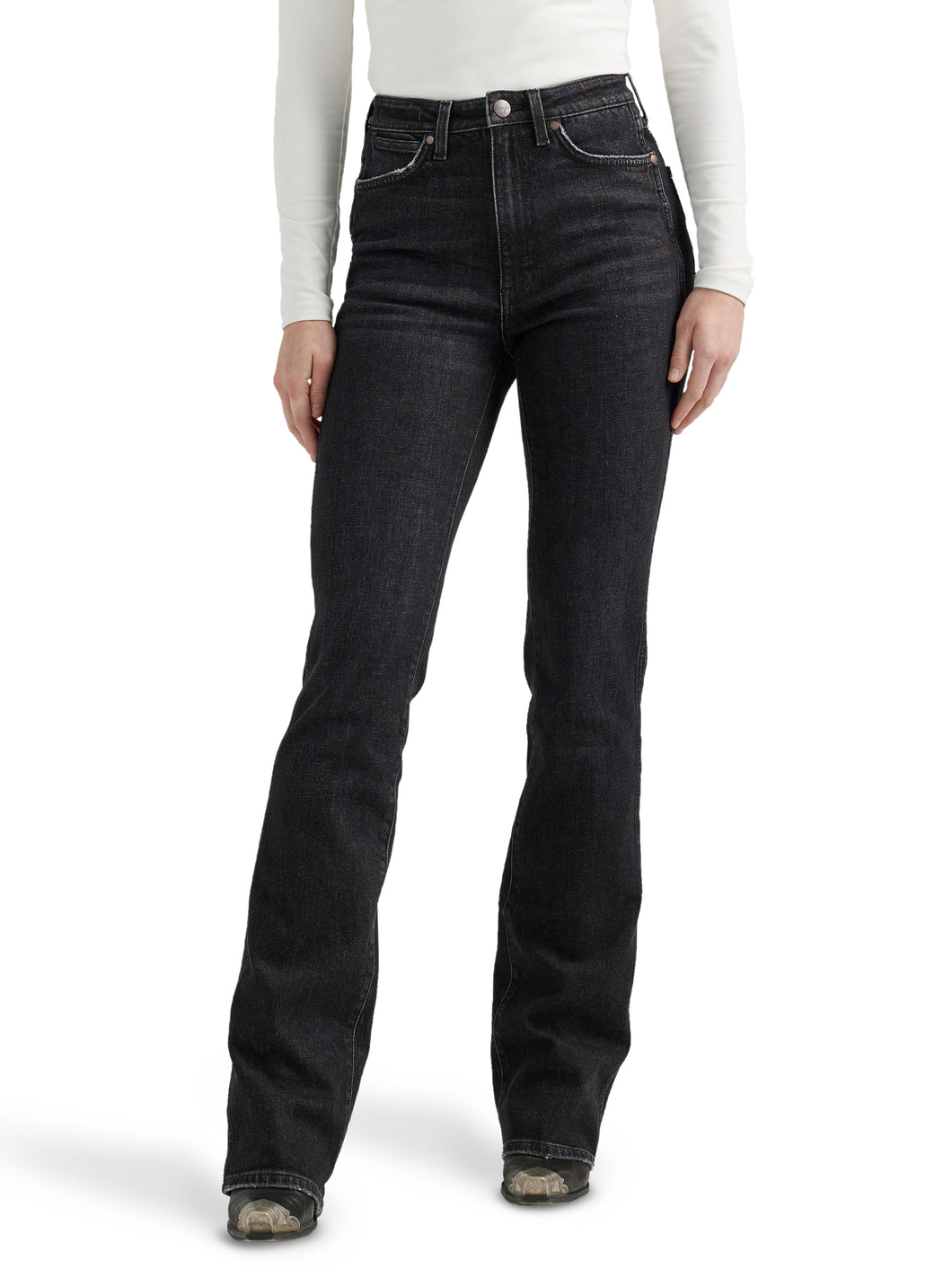 Wrangler Women’s Retro Rachel Black Bootcut Jeans