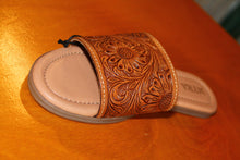 Load image into Gallery viewer, Myra Xena Hand-tooled Sandals
