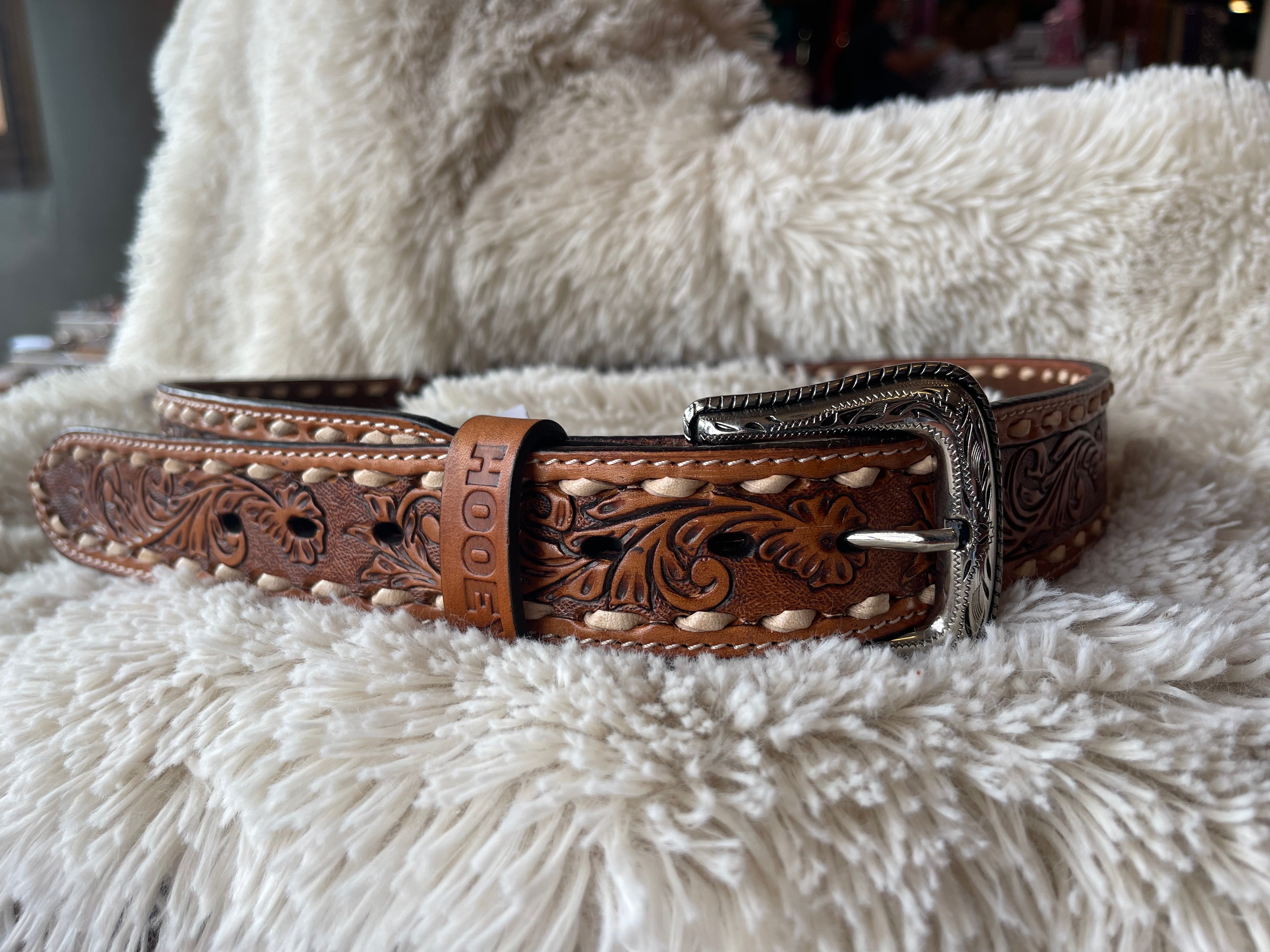 Hooey 'Tuff' Leather Belt – Triple A Farm & Ranch, LLC