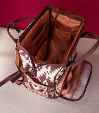 Load image into Gallery viewer, Wrangler Backpack- Brown Aztec
