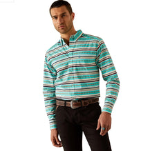 Load image into Gallery viewer, Men’s Ariat Jimmie Turquoise Long Sleeve
