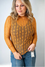 Load image into Gallery viewer, Women’s Lariat Lace Saddle Top
