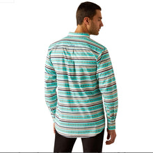 Load image into Gallery viewer, Men’s Ariat Jimmie Turquoise Long Sleeve
