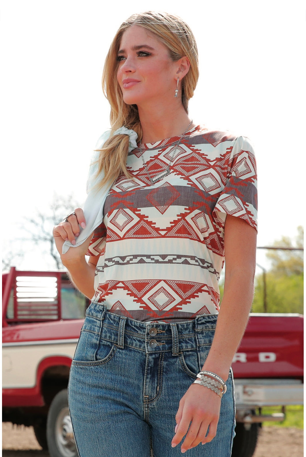 Women’s Cinch Aztec Top