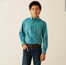 Load image into Gallery viewer, Boys Ariat Jordy Blue Long Sleeve
