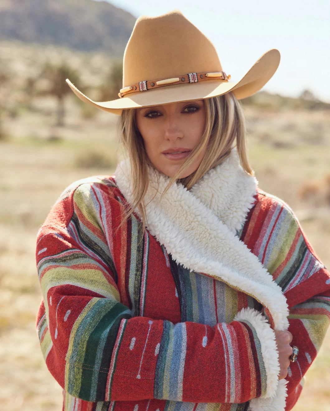 Lainey Wilson X Wrangler Sunburst Aztec Coat