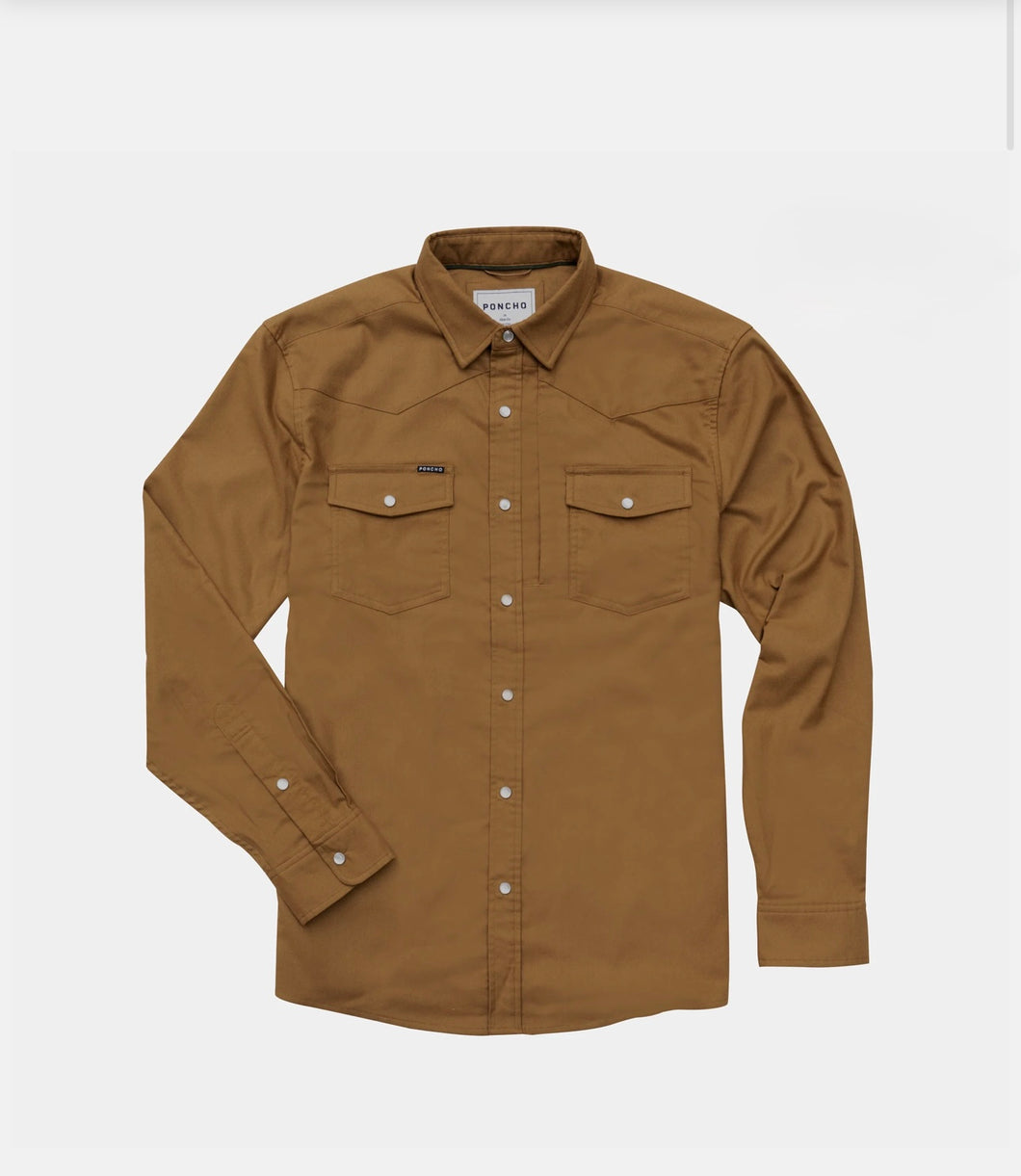 Men’s Cinch Khaki Long Sleeve