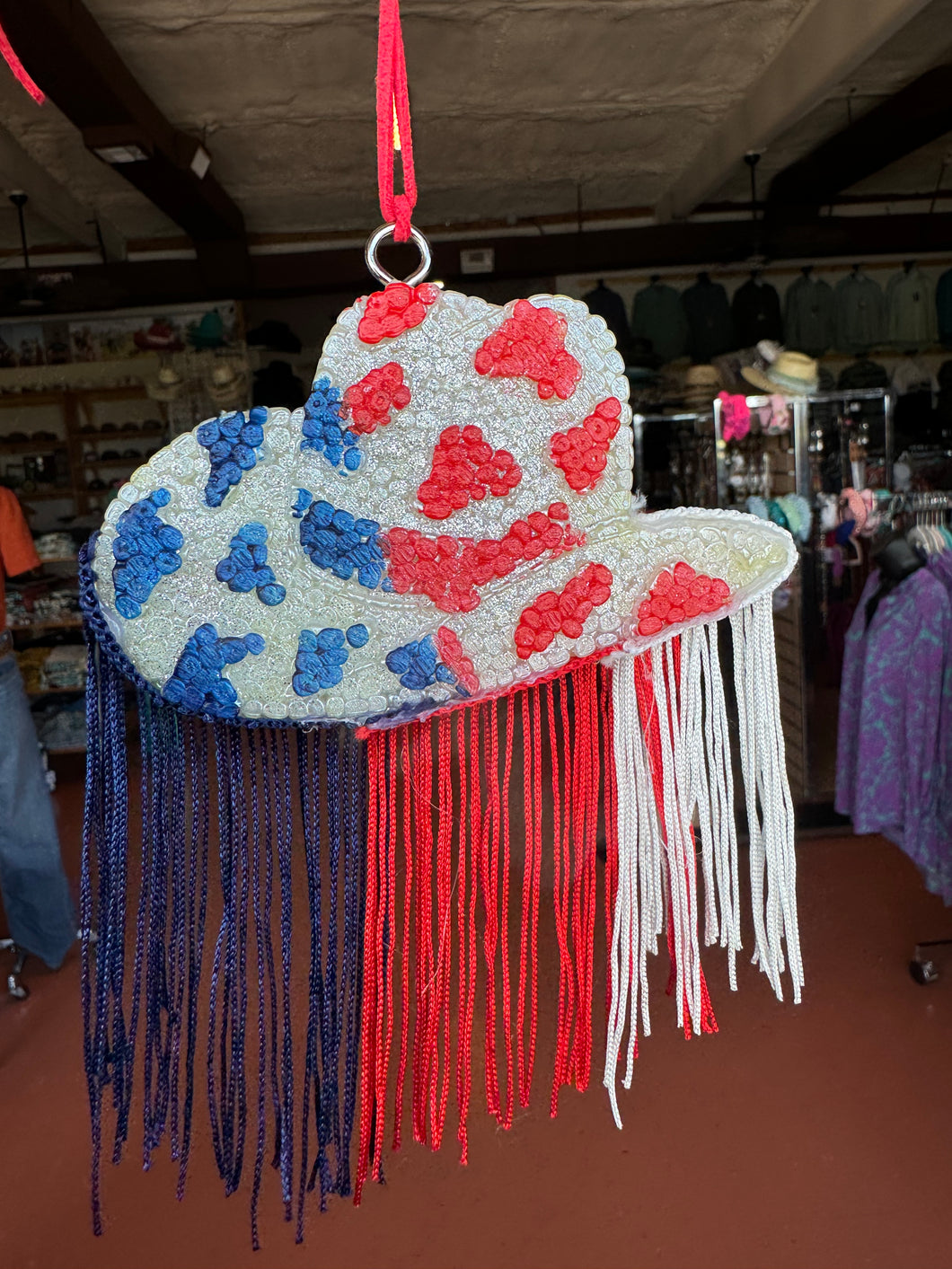 Red White & Blue Hat Freshie