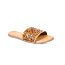 Load image into Gallery viewer, Myra Xena Hand-tooled Sandals
