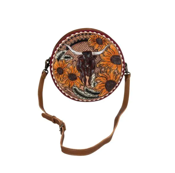 Longhorn ridge Round Purse