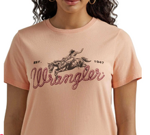 Load image into Gallery viewer, Wrangler Women&#39;s Peach Tee
