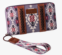 Load image into Gallery viewer, Montana West × Wrangler Wristlet Western Wallet Boho Aztec Credit Card Holder
