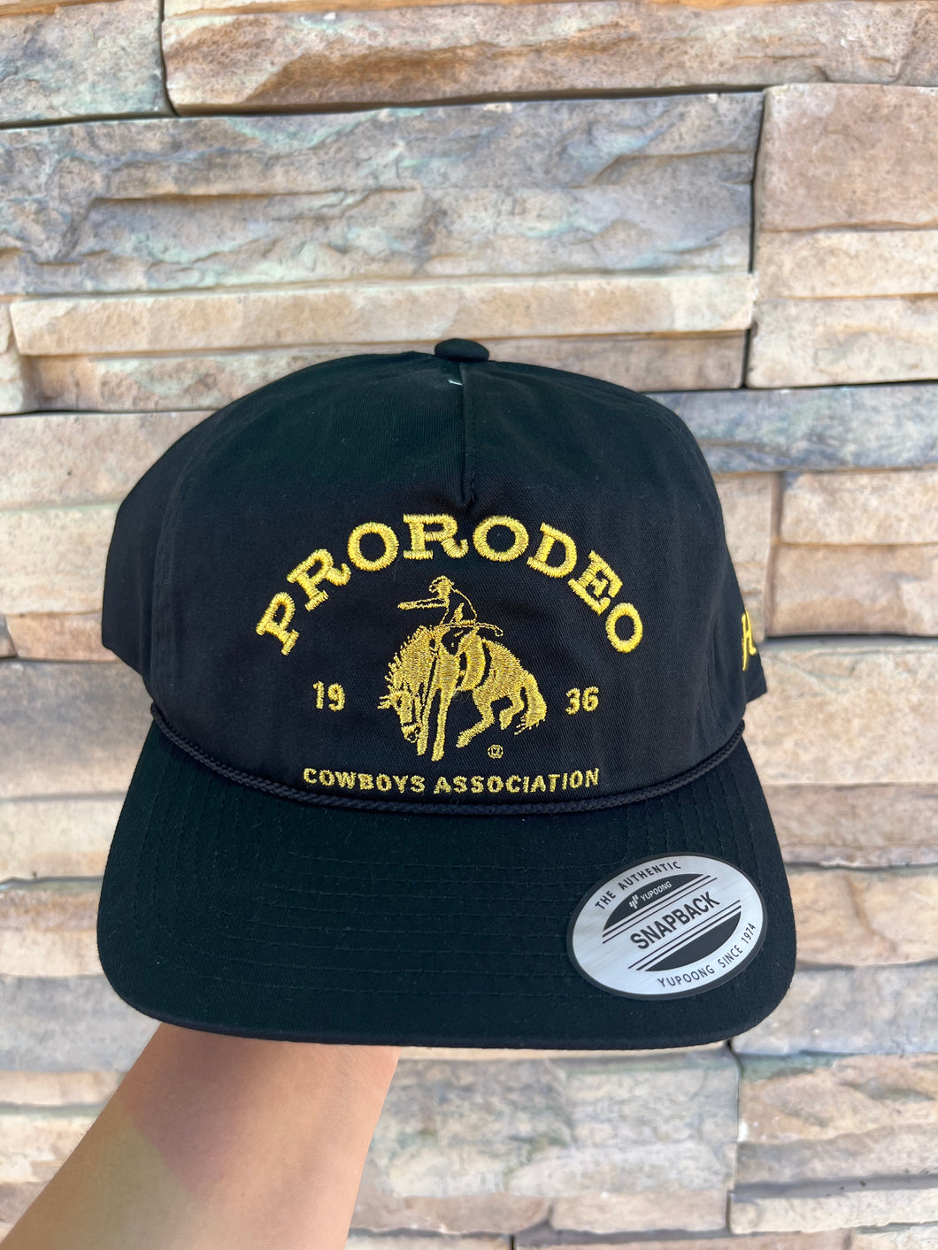 Hooey Pro Rodeo Gold Stitch Cap